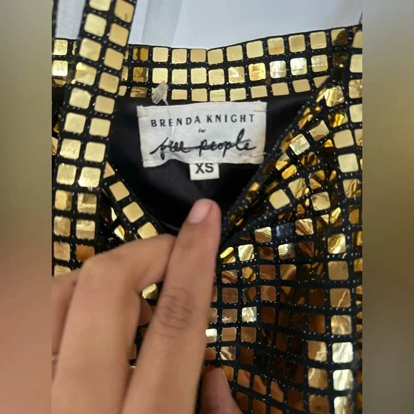 Free people Nigel Preston Sue Ellen Gown NWOT - Picture 4 of 11